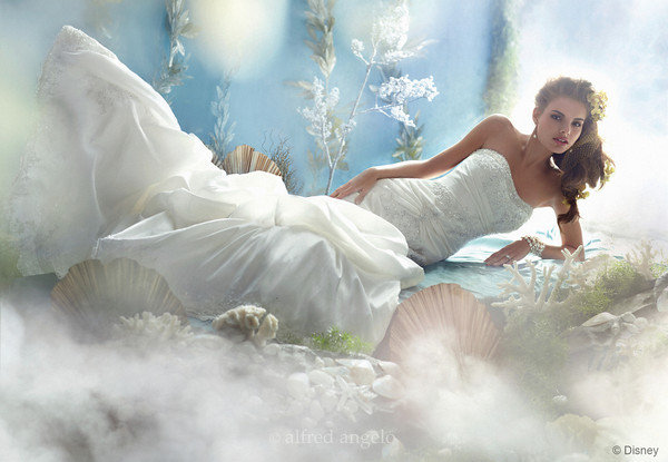 The Disney wedding site now has some BEAUTIFUL new wedding dresses that make 