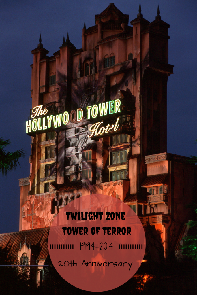 Twilight Zone Tower of Terror 20th Anniversary