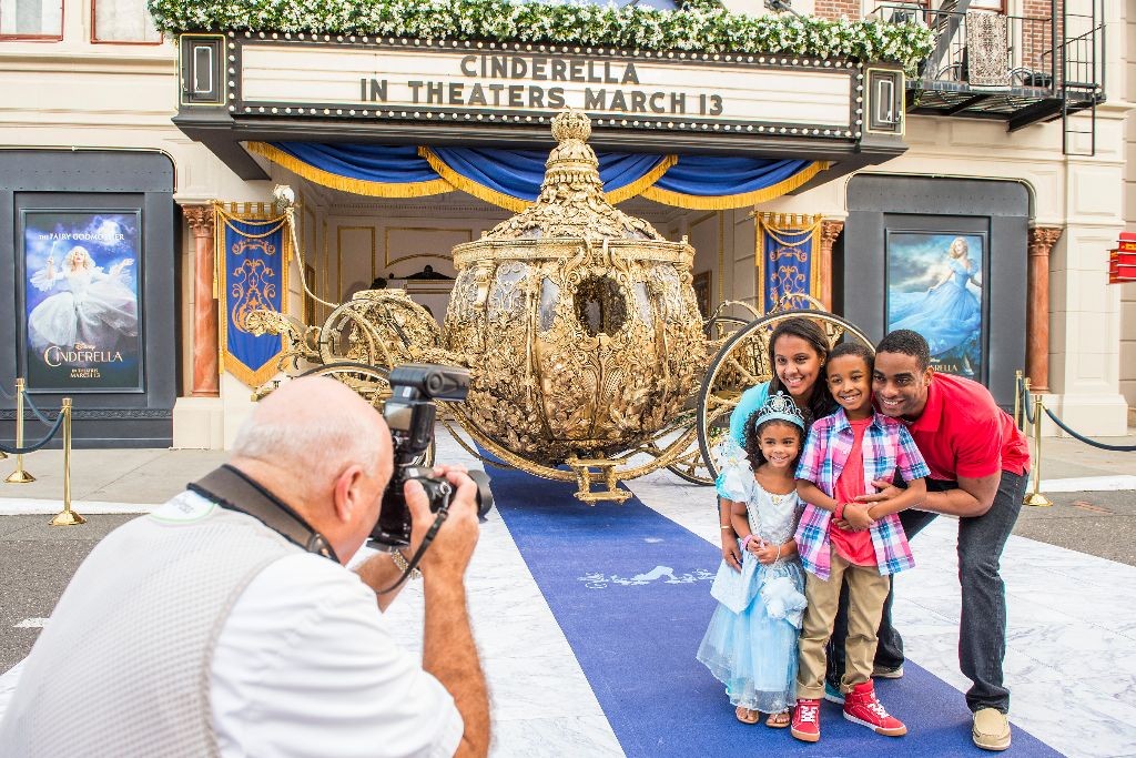 The Golden Carriage from Disney "Cinderella" Glitters at Disney's Hollywood Studios