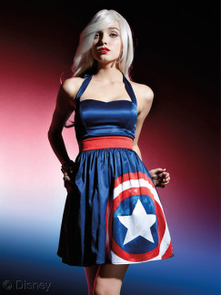 Her Universe Captain America Halter Dress