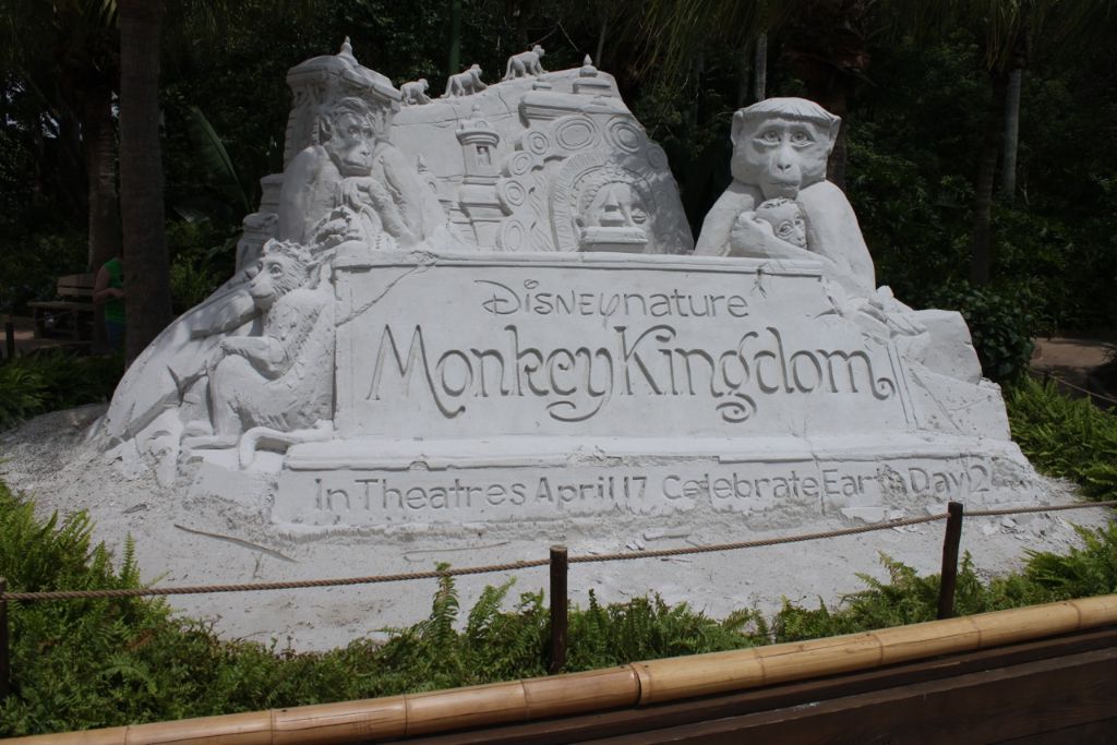 Monkey Kingdom Sand Sculpture - Wordless Wednesday