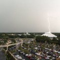 July 3 Lightning storm Magic Kingdom
