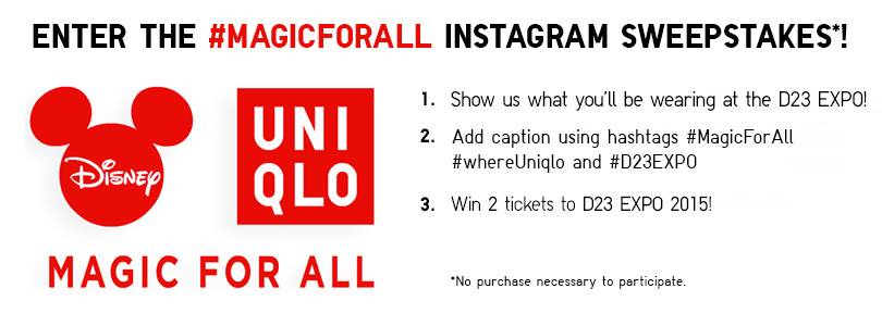 uniqlo d23 instagram contest