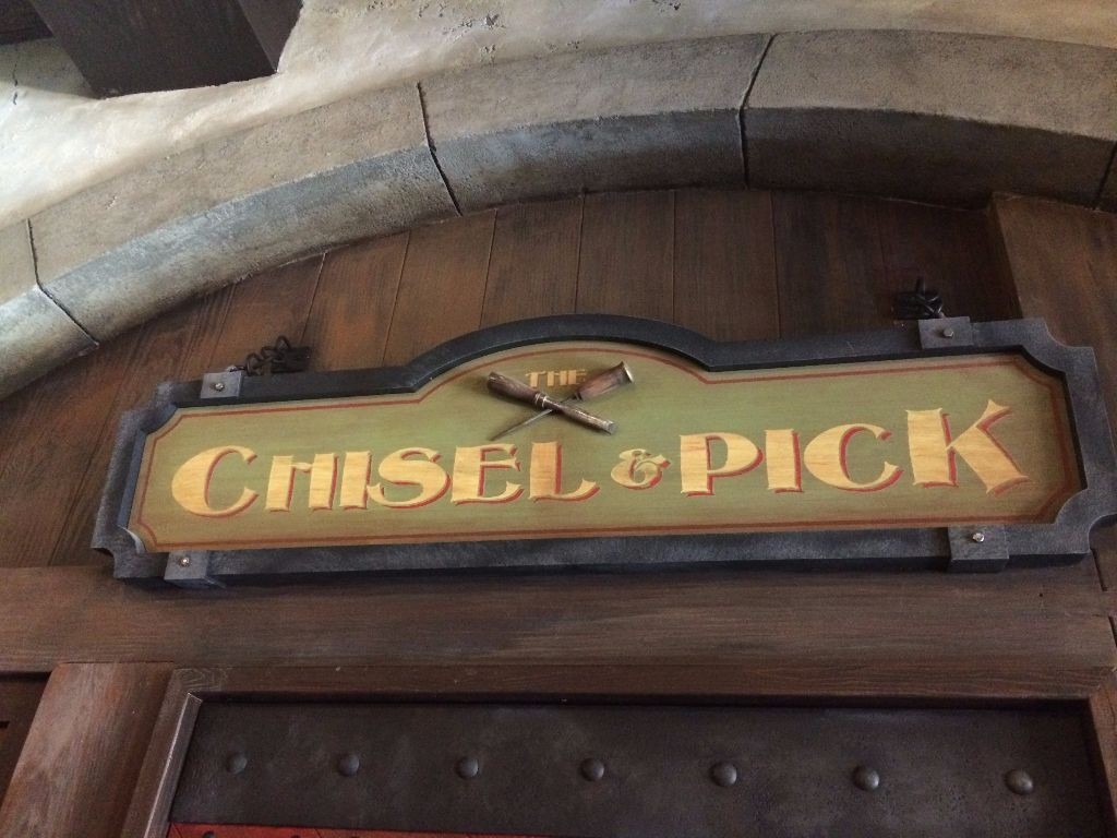 frozen ever after - chisel and pick