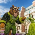 Beauty and the Beast topiary Epcot Flower Garden