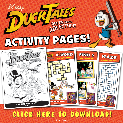 Duck Tales Activity page
