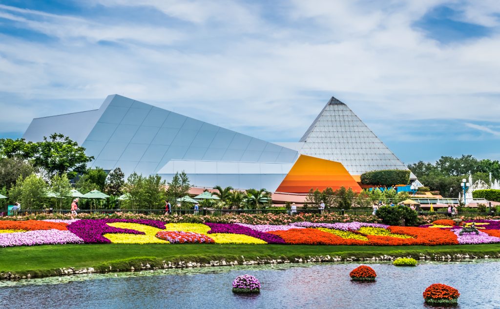 epcot imagination pavilion in bloom | the disney driven life