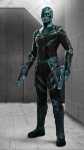Captain Attlass Captain Marvel Kree character designs Ian Joyner