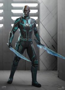 Korath Captain Marvel Kree character designs Ian Joyner