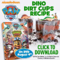 paw patrol Dino Rescue dirt cups