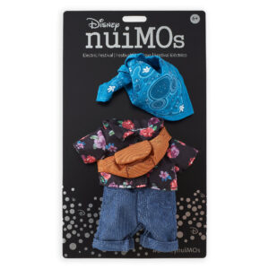 Disney nuiMOs Outfit – Floral Shirt with Bandana and Sling Bag Set