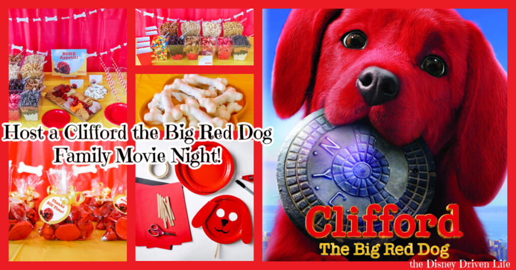 Clifford big red dog movie night banner