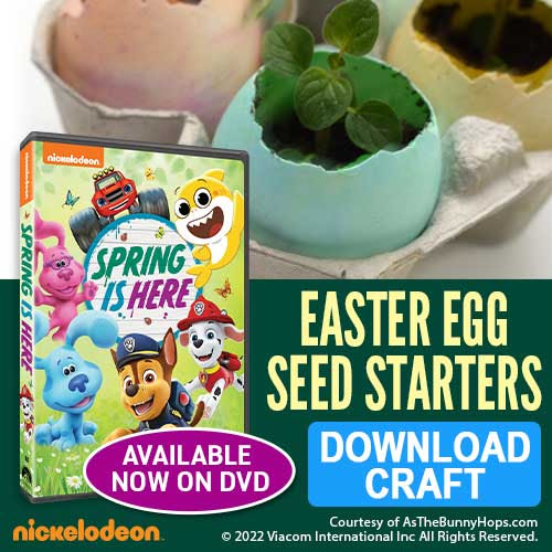 nick jr spring is here egg seeds