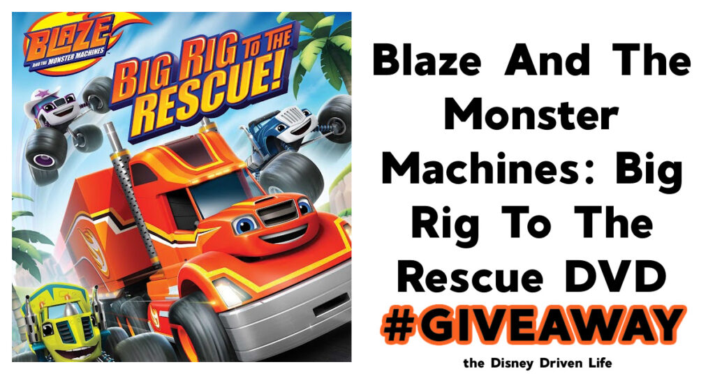 blaze monster machines big rig dvd