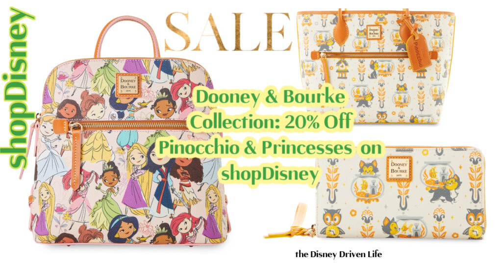 shopDisney's Dooney & Bourke Collection _ 20% Off Pinocchio & Princesses