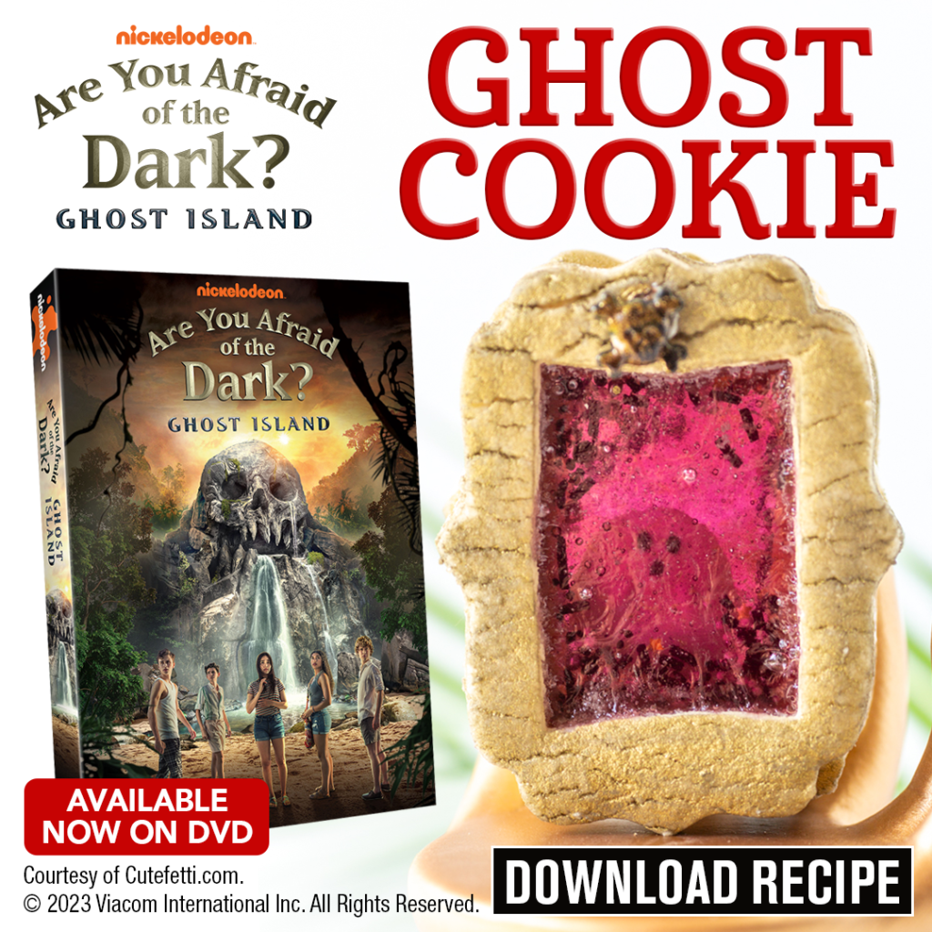 nickelodeon afraid of the dark ghost island cookie recipe