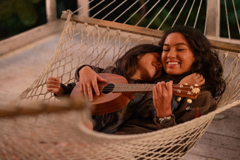 LILO & STITCH (L-R) Maia Kealoha as Lilo and Sydney Agudong as Nani in Disney’s live-action LILO & STITCH. Photo by Matt Kennedy. © 2025 Disney Enterprises Inc. All Rights Reserved.
