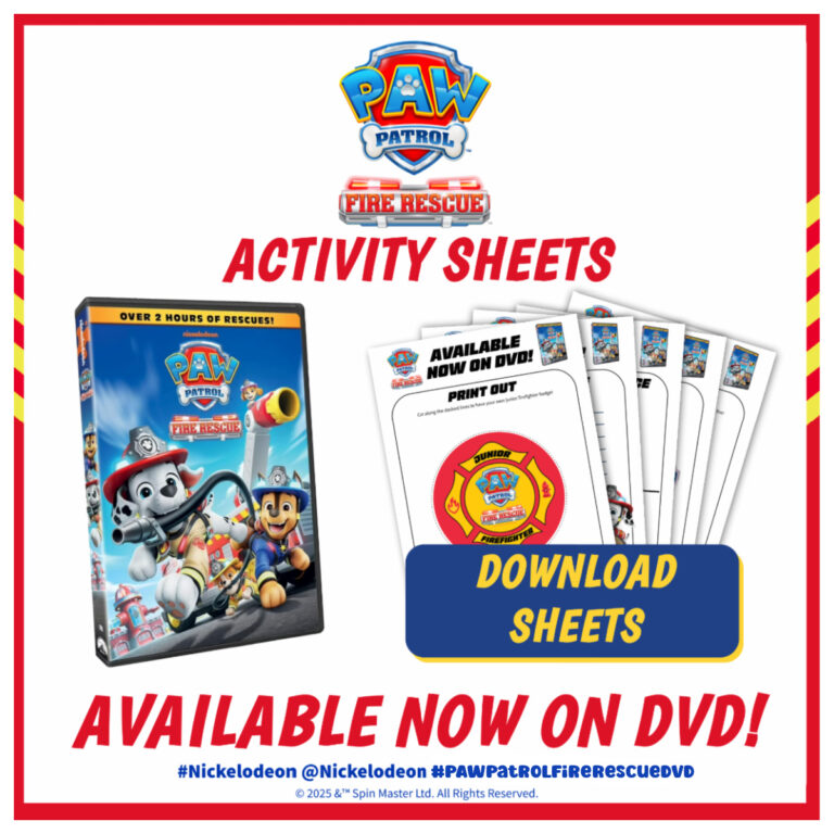 PAW Patrol: Fire Rescue Activity Sheets *PRINTABLE*